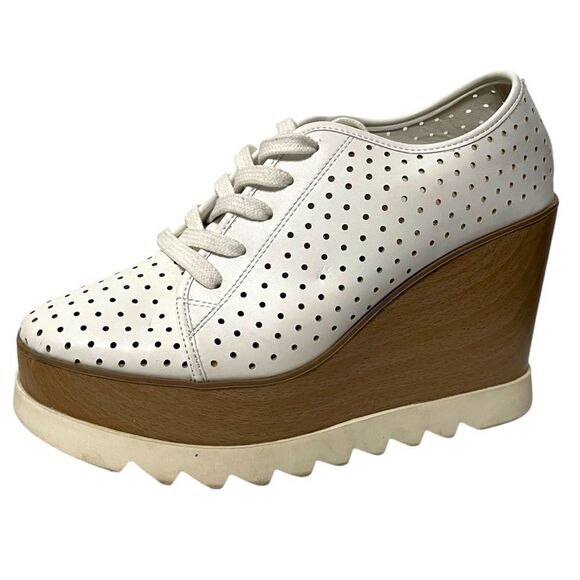 STEVE MADDEN Unfazed Perforated Wedge Oxfords 7 - Picture 4 of 12